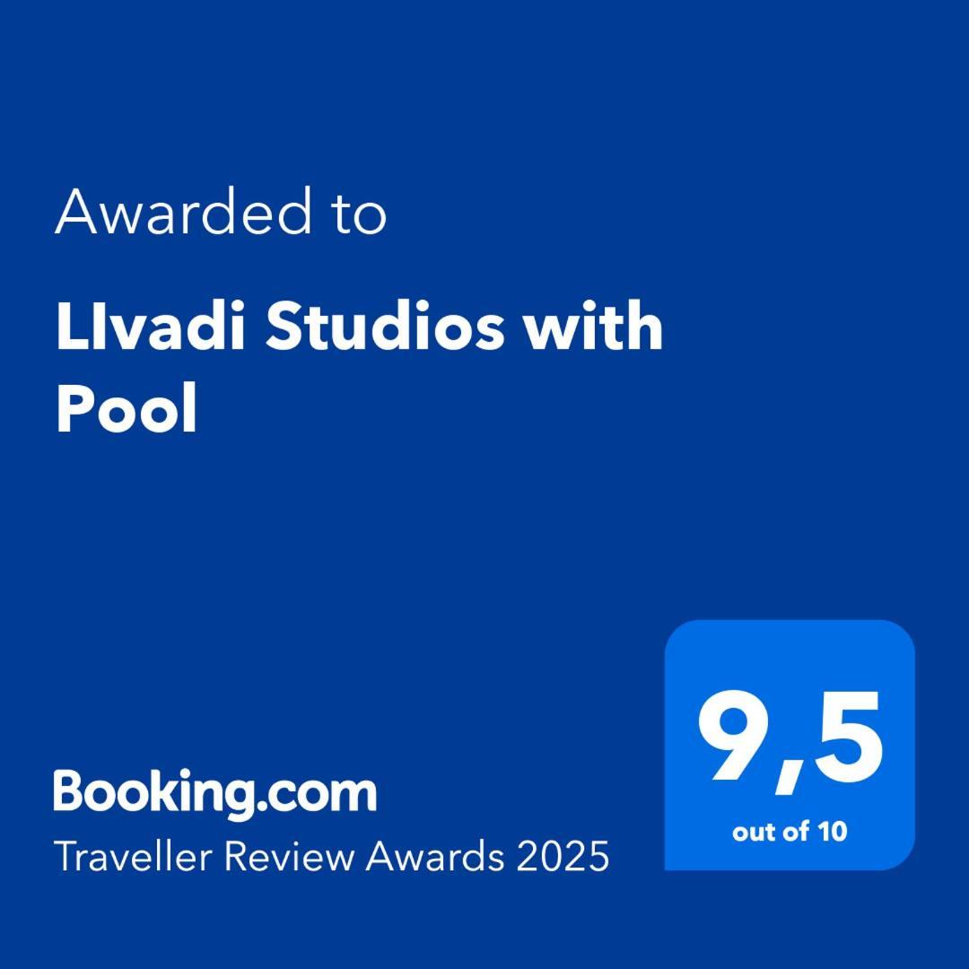 Livadi Studios With Pool Lákka Екстериор снимка